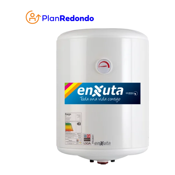 Termotanque 50 litros Enxuta TENX2150 acero esmaltado eficiencia clase A