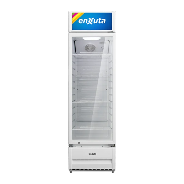 Vitrina refrigerada Enxuta VENX9310 309 L cenefa LED puerta vidrio templado