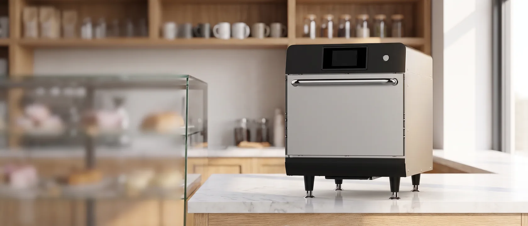 Horno de velocidad ventless con pantalla táctil | Prática Copa Express