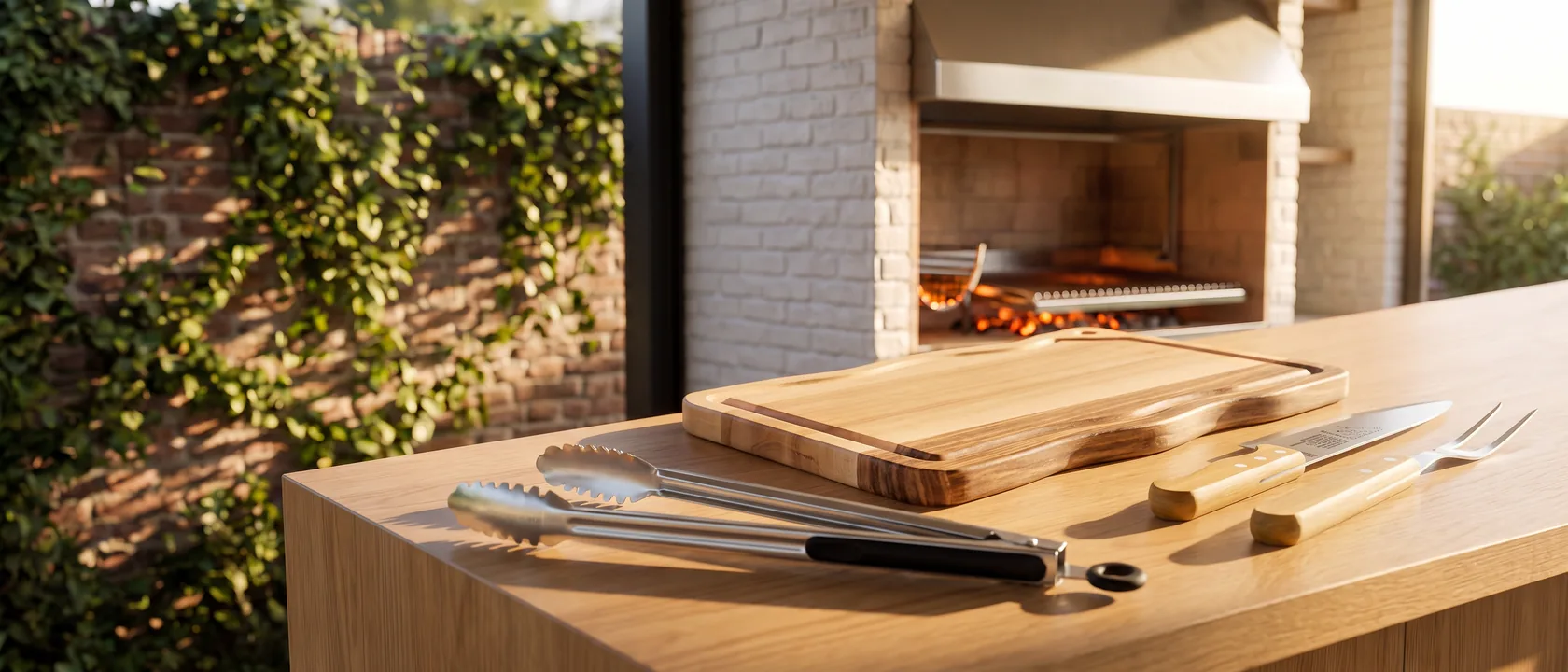 Parrilla Tramontina Churrasco de acero inoxidable 72,5 × 23,3 cm con traba de cierre