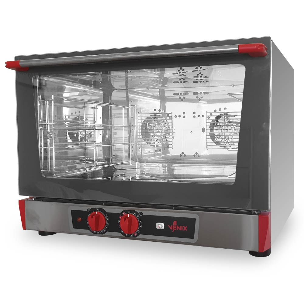 ▷ Horno Convector 4 Bandejas | Baudin Equipamientos