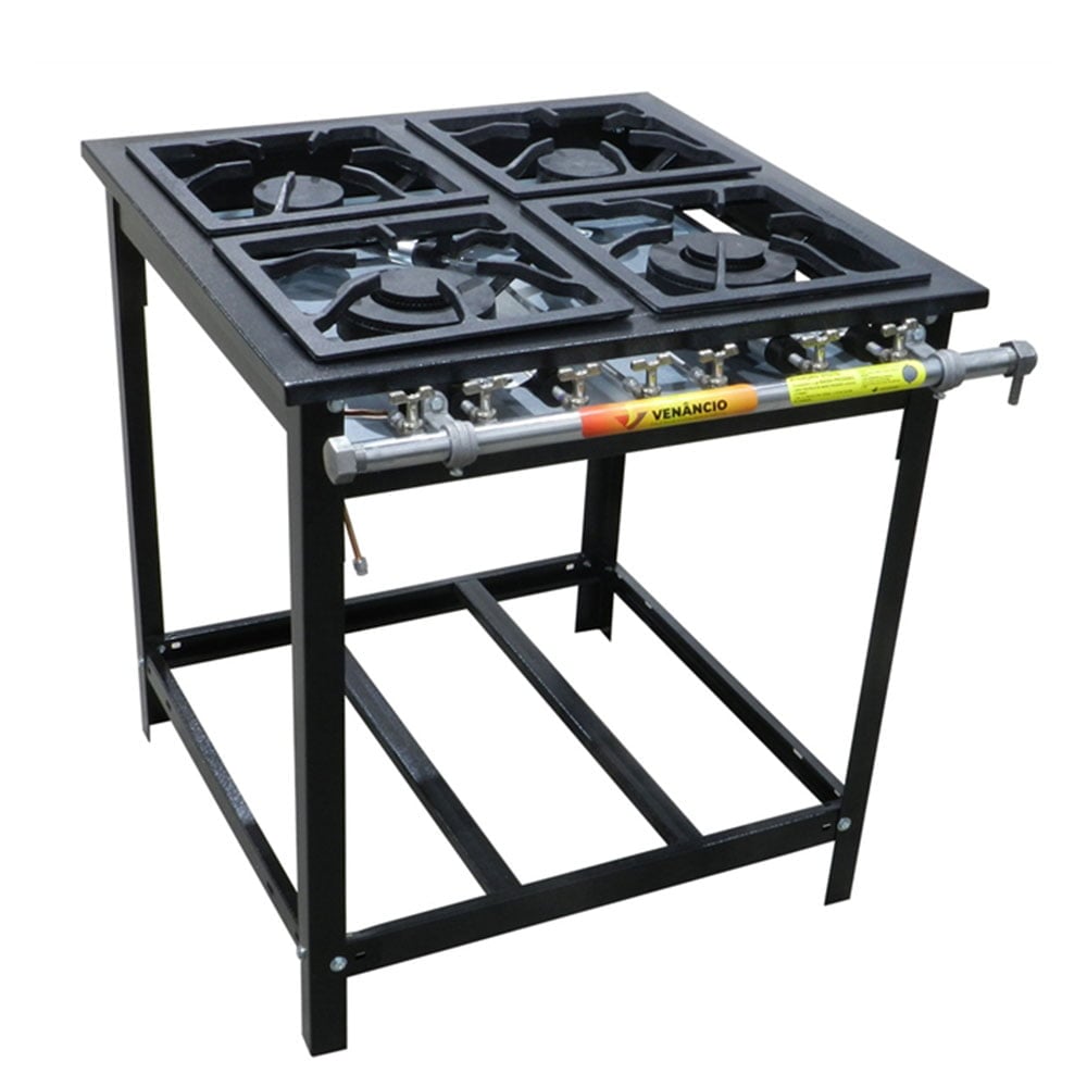 Anafe 4 Hornallas Venancio | Baudin Equipamientos
