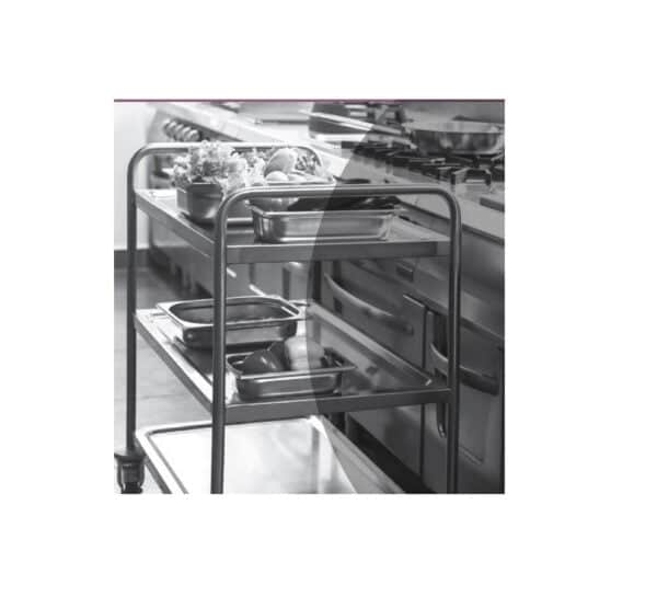 Carro de servicio 3 Bandejas | Ozti OZT-5580 | Baudin