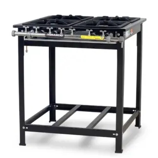 Anafe 4 Hornallas Venancio Industrial Fuegos 2 Dobles y 2 Simples Venancio E4D2 Principal