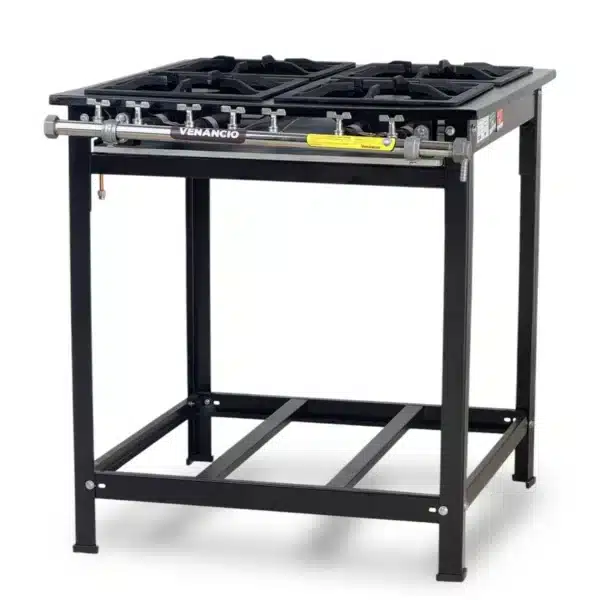 Anafe 4 Hornallas Venancio Industrial Fuegos 2 Dobles y 2 Simples Venancio E4D2 Principal