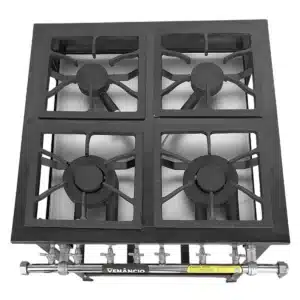 Anafe 4 Fuegos 2 Dobles y 2 Simples Venancio E4D2 Vista Superior