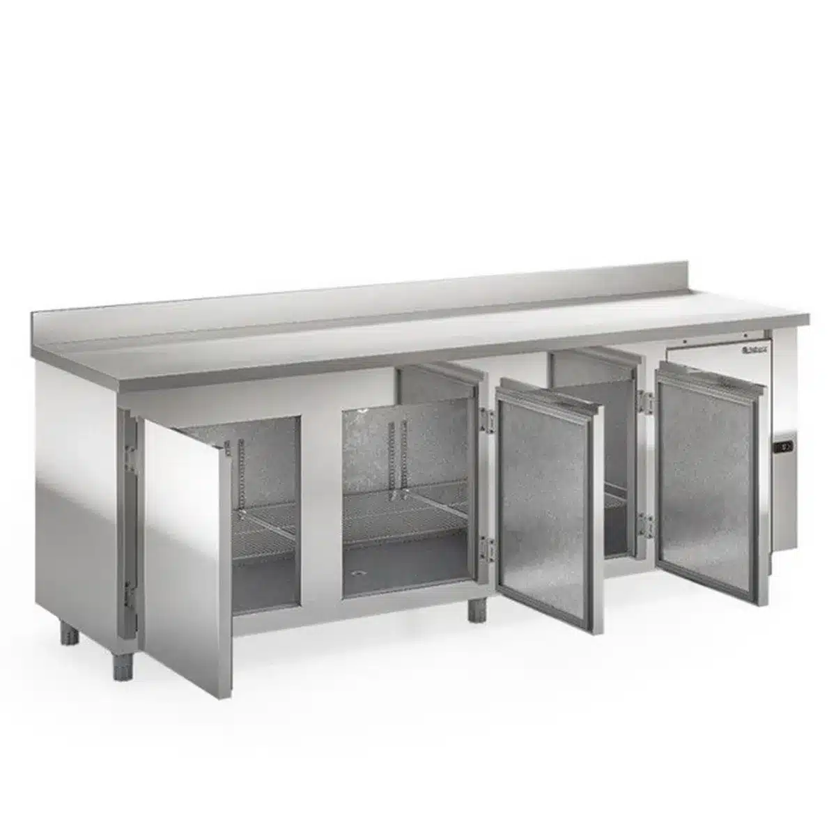 Bajo Mostrador 2,50 m Regfrigerado con Pileta Gelopar GBFE-250 Abierto