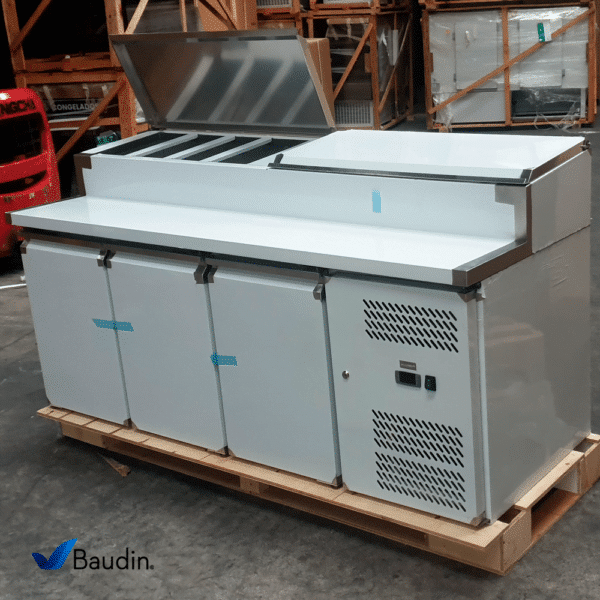 Bajo Mostrador 1.8 mts 3 puertas con topinera | Kuma SH-3000/700 | Baudin