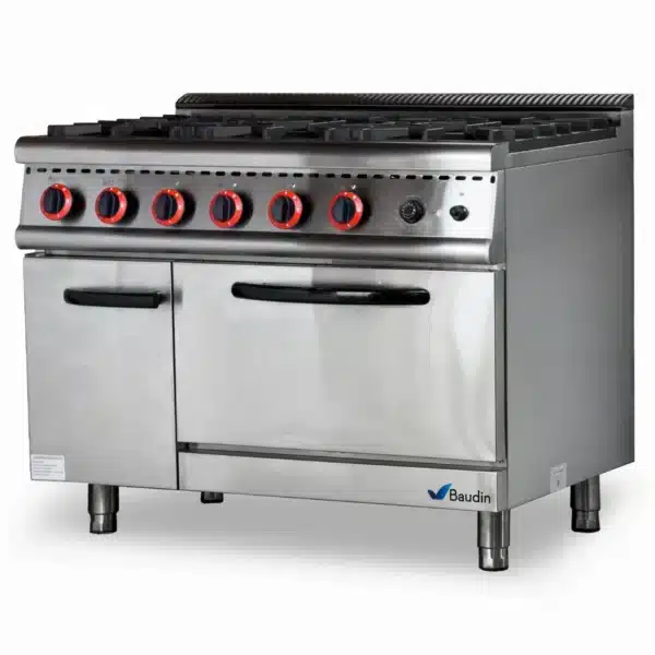 Cocina 6 Hornallas Industrial Lundar LGR-76V