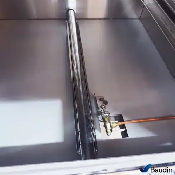 Cocina Industrial 6 Hornallas Vista Detalle Quemador tubular horno