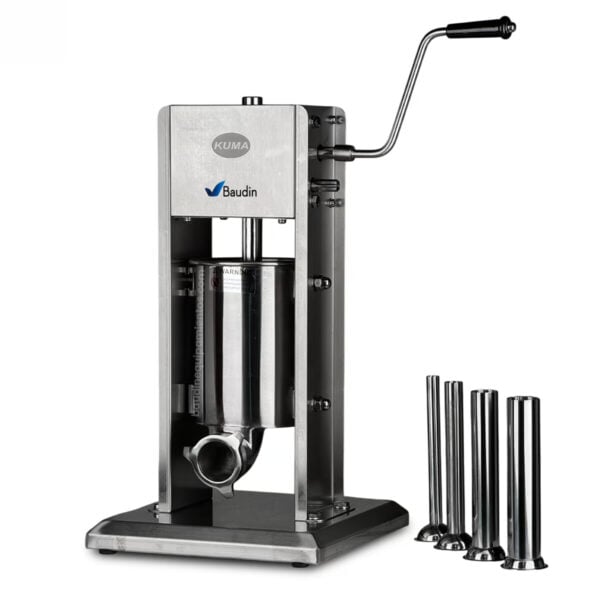 Embutidora Manual 3 Litros Acero Inoxidable Profesional Kuma VSS3