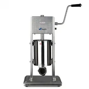 Embutidora Manual 3 Litros Acero Inoxidable Profesional Kuma VSS3 Frontal