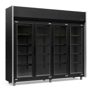 Expositor Botellero 4 puertas 1580 lts Gelopar GEAS-4P LB PR