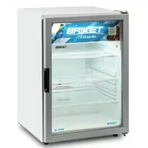 Expositor Vertical Chico Frigobar Puerta de Vidrio Briket Master 1200 Baudin