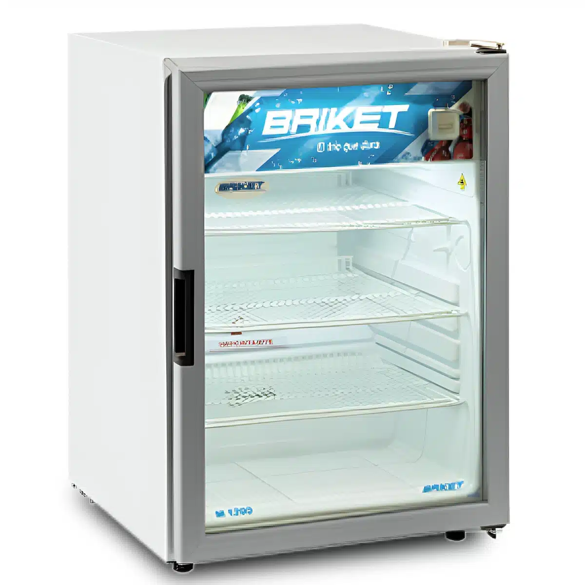 Expositor Vertical Chico Frigobar Puerta de Vidrio Briket Master 1200 Baudin