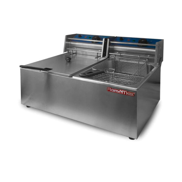Freidora Eléctrica Doble Flamemax HEF-89