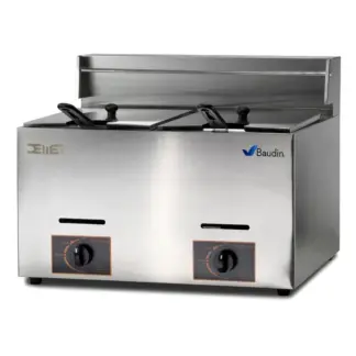 Freidora a gas 6 + 6 Litros Demet GF-72 Baudin