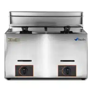 Freidora a gas 6 + 6 Litros Demet GF-72 Baudin Frontal