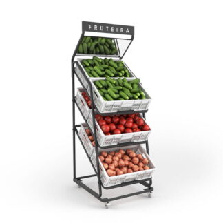 Frutero 6 Canastos con Espejo | Refrimate MFV