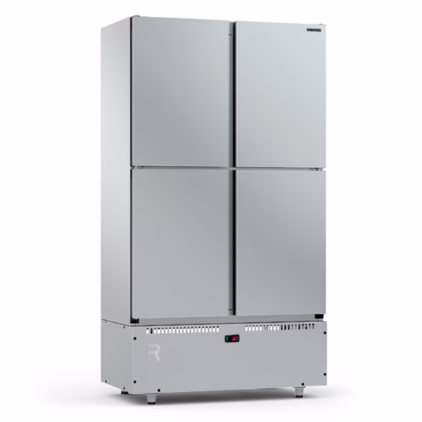 Heladera Comercial 4 Puertas Ciegas Acero Inoxidable Refrimate MC4PP