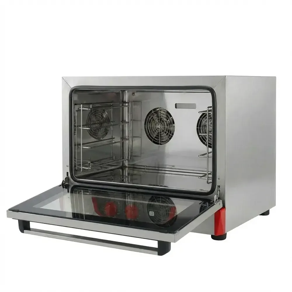 Horno 4 bandejas 60×40 Venix T04MP — abierto