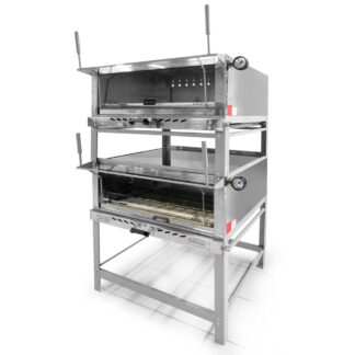 Horno pizzero 90x90 gas Doble | Metvisa FLGGD90