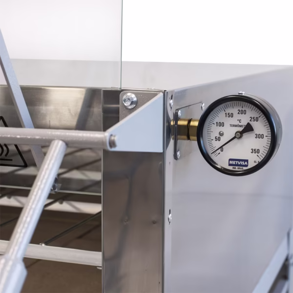 Horno pizzero 90x90 gas Doble | Metvisa FLGGD90 | Baudin