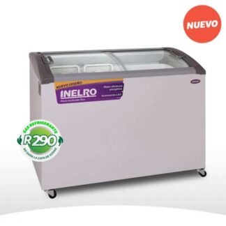 Freezer 333 Lts puertas de vidrio | Inelro FIH-350PI