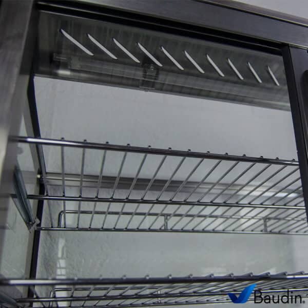 Vitrina 0,68 m Calor Sobremostrador | Kuma HW-120 | Baudin