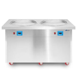 Máquina Helado Roll Ice FIR-PF2R De Frente: Calidad & Innovación Baudin