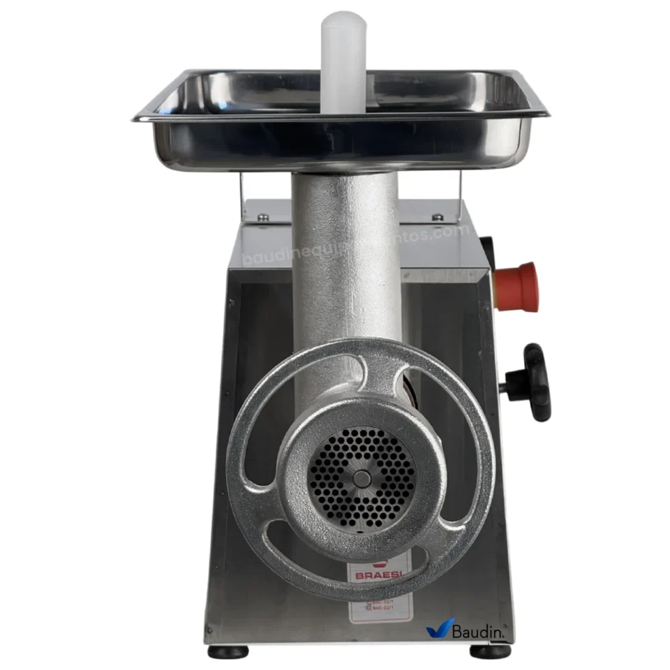 Picadora de Carne Electrica Buje 22 Braesi BMC-22 Vista Frontal