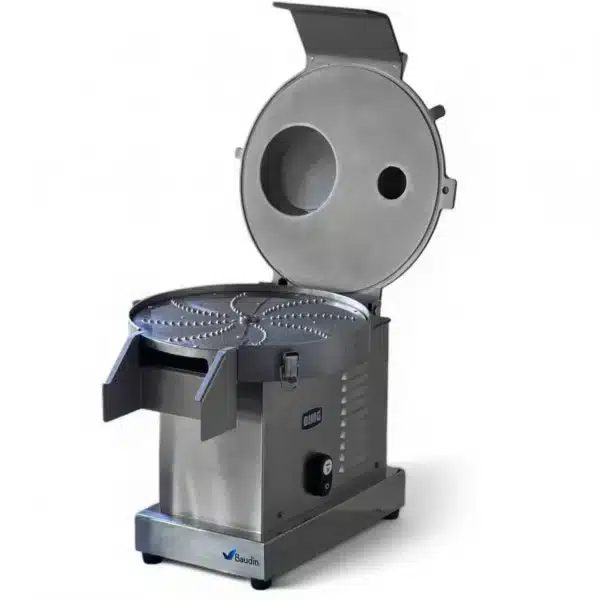 Procesador de Vegetales Industrial 6 Discos Corte Rebanar Rallar Metvisa Bimg MPAM Abieta con Disco a la vista