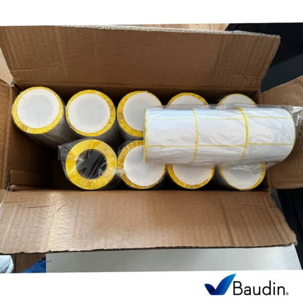 Rollo etiquetas térmicas 57x32 | Kuma RET-57x32 | Baudin