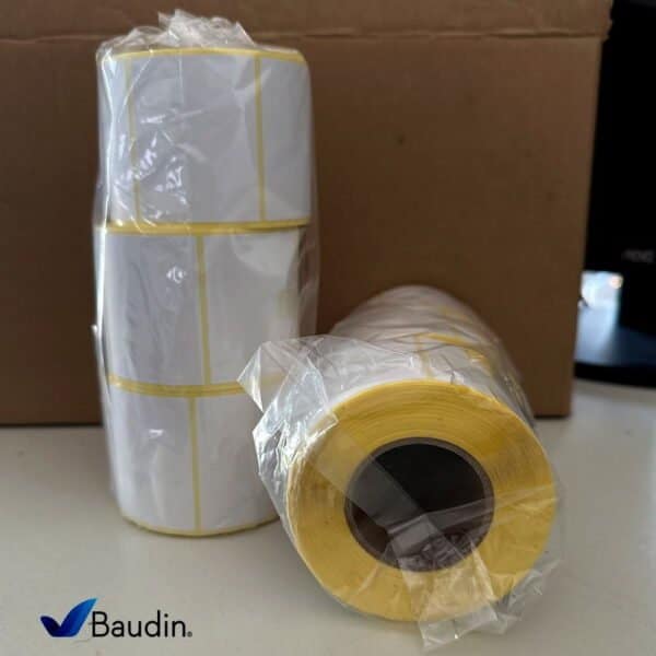 Rollo etiquetas térmicas 54x44 | Kuma RET-54x44 | Baudin