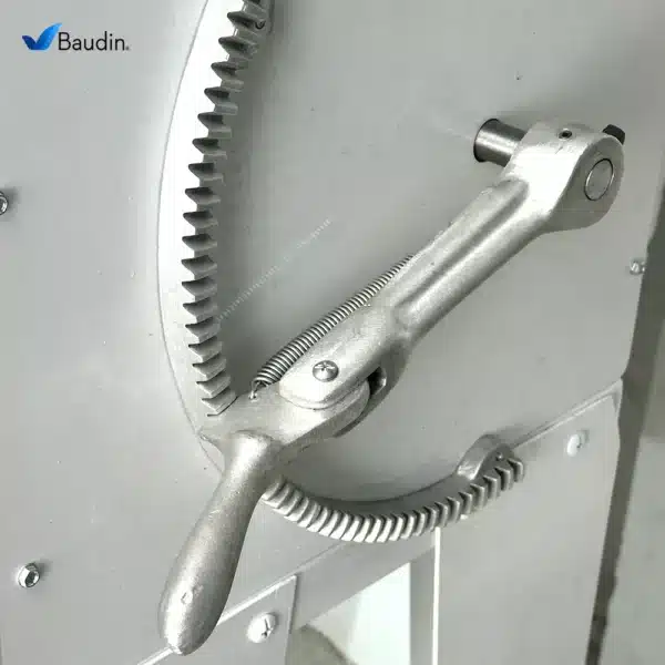 Sobadora de Pie 45 cm Ma Ar Acrilic 450P Detalle Cambio de Aperuta de Rodillos