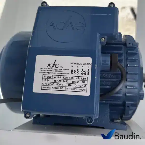 Sobadora de Pie 45 cm Ma Ar Acrilic 450P Detalle Motor