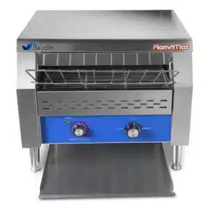 Tostadora de pan de banda continua Flamemax HET-450 vista frontal