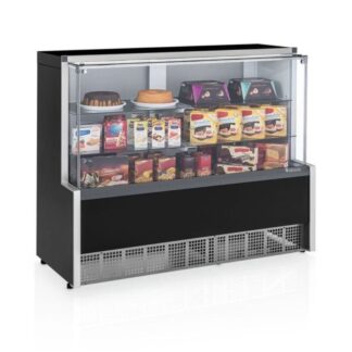 Vitrina Neutra 1.4 M Vidrio Recto | Gelopar MPNA-140R TI