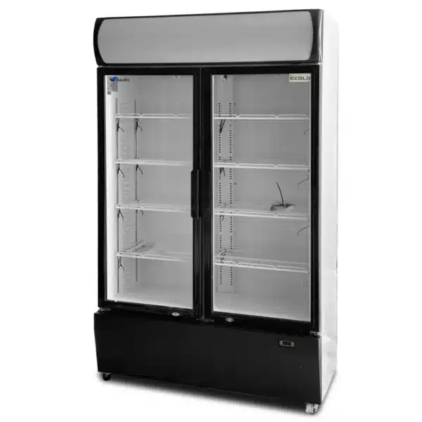 Visicooler 2 puertas Batientes de Vidrio Templado Iccold FC-LS112AHA