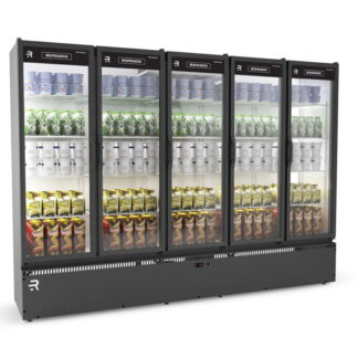 Visicooler 5 puertas Refrimate Vanguard Expositor Vertical Botellero