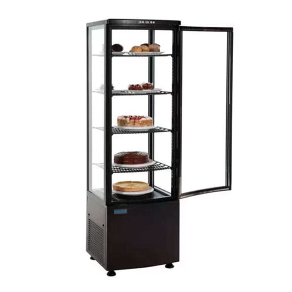 Expositor 4 Caras de Vidrio Refrigerado para Postres 235 L | Kuma CL-238L