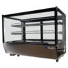 Vitrina sobre mostrador refrigerada 160 Litros Vidrio Recto