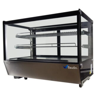 Vitrina sobre mostrador refrigerada 160 Litros Vidrio Recto