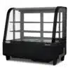 Vitrina Sobre Mostrador Refrigerada 100 Litros Kuma CW-100 Vidrio Curvo Color Negro Baudin Principal