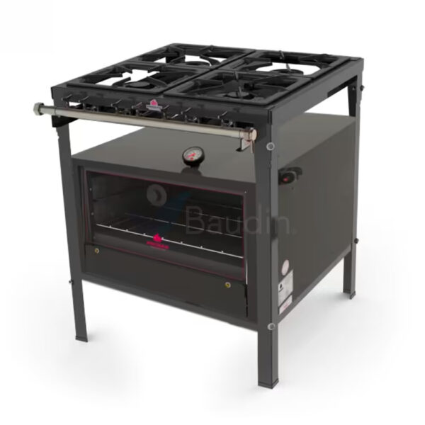 Anafe 4 hornallas Horno piso de piedra | PMS-400 + FSP-6800AT