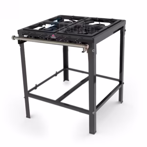 Anafe 4 hornallas Horno Piso de Piedra | Progas PMS-400 + FSP-6800AT | Baudin