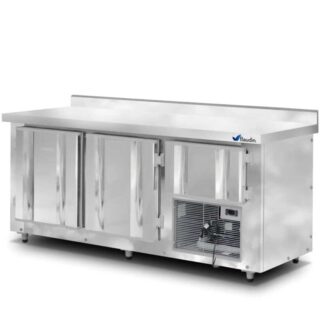 Bajo Mostrador Refrigerado 3 Puertas | 480 Lts | KLIMA 010A | Acero Inoxidable