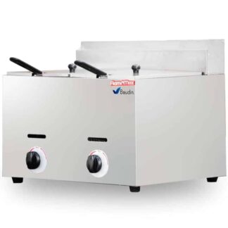 Freidor a gas 2 cubas de 6 litros Flamemax HGF-72