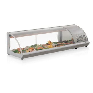 Vitrina Refrigerada 1.57 M Sobre Mostrador | Gelopar GVRB-160