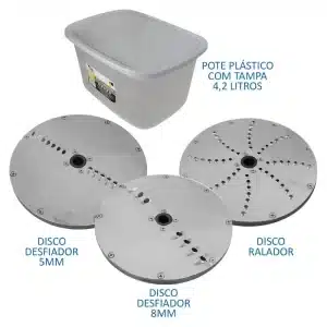 Discos de rallador de queso RDA